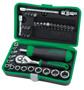 1/4" Dr Socket & Bit Set 41pc