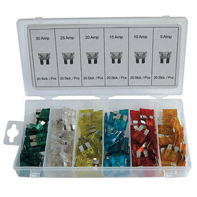 120pce Auto Fuse Assortment