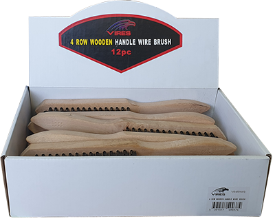 Vires 4 row Hand Scratch Brush