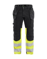 Blaklader 1558 Hi-Vis Trousers Stretch