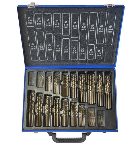Vires HSS Cobalt Drill Bit Set 170pce 1-10mm