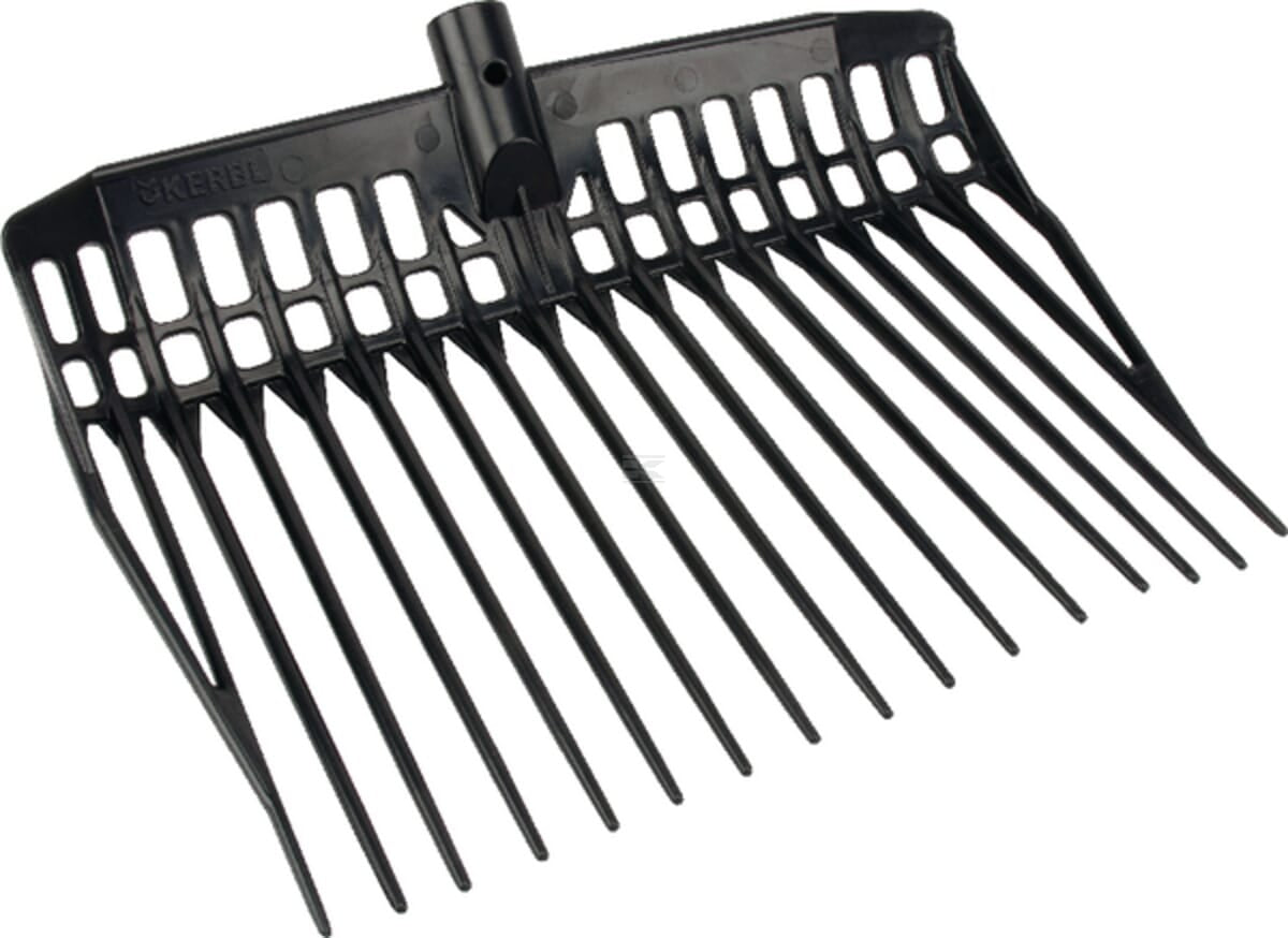 Kerbl Manure fork T-Handle plastic