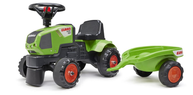 Falk F1012B Claas Baby Tractor with trailer