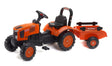 Falk F2065AB Kubota tractor with trailer