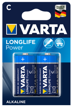 Varta Longlife Power C Battery 2pk