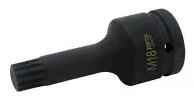 Spline Bit Socket M18 (3/4" Dr)