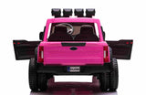 Ford Super Duty F450 24V Electric Ride On Truck Pink