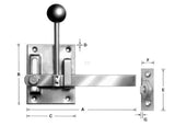 Garden Gate Latch