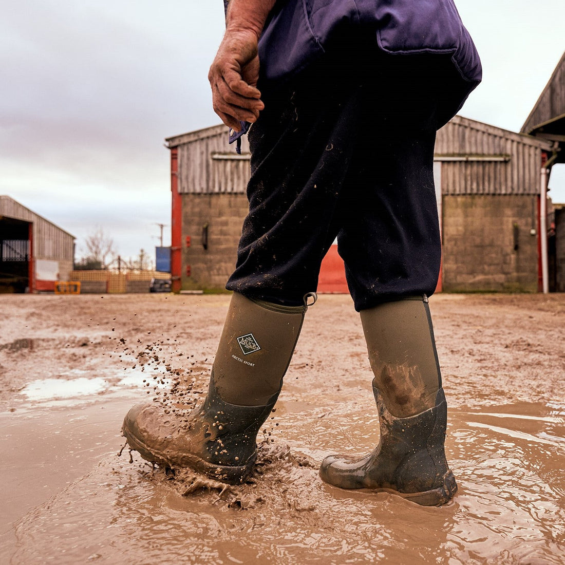 Muck Boot Unisex Arctic Sport Tall Boots  Moss