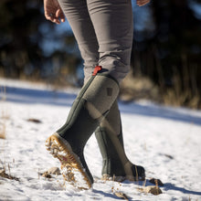Muck Boot Womens Arctic Sport II Tall Boots  Olive Herringbone Print