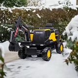 Licensed Volvo Electric Digger Ride On Excavator | Outdoor Electric Toys
