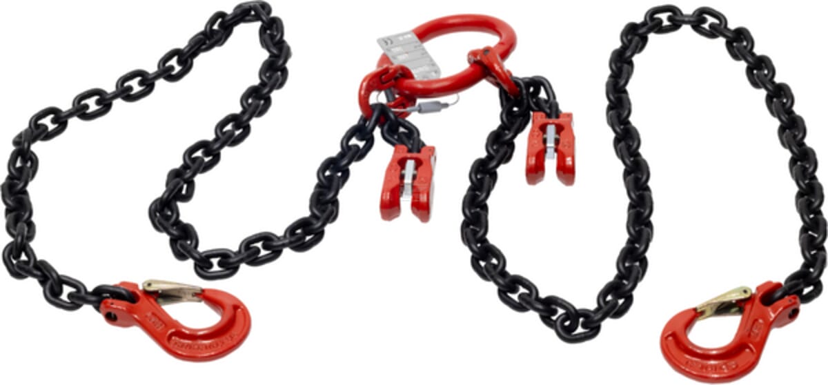 McBULL Chain suspension 2-legs with clevis clutch