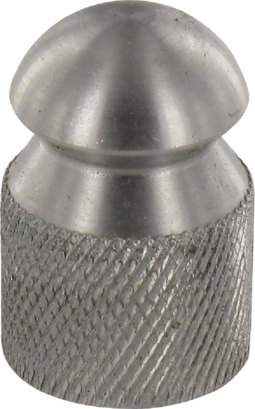 Pipe cleaning nozzle without front bore