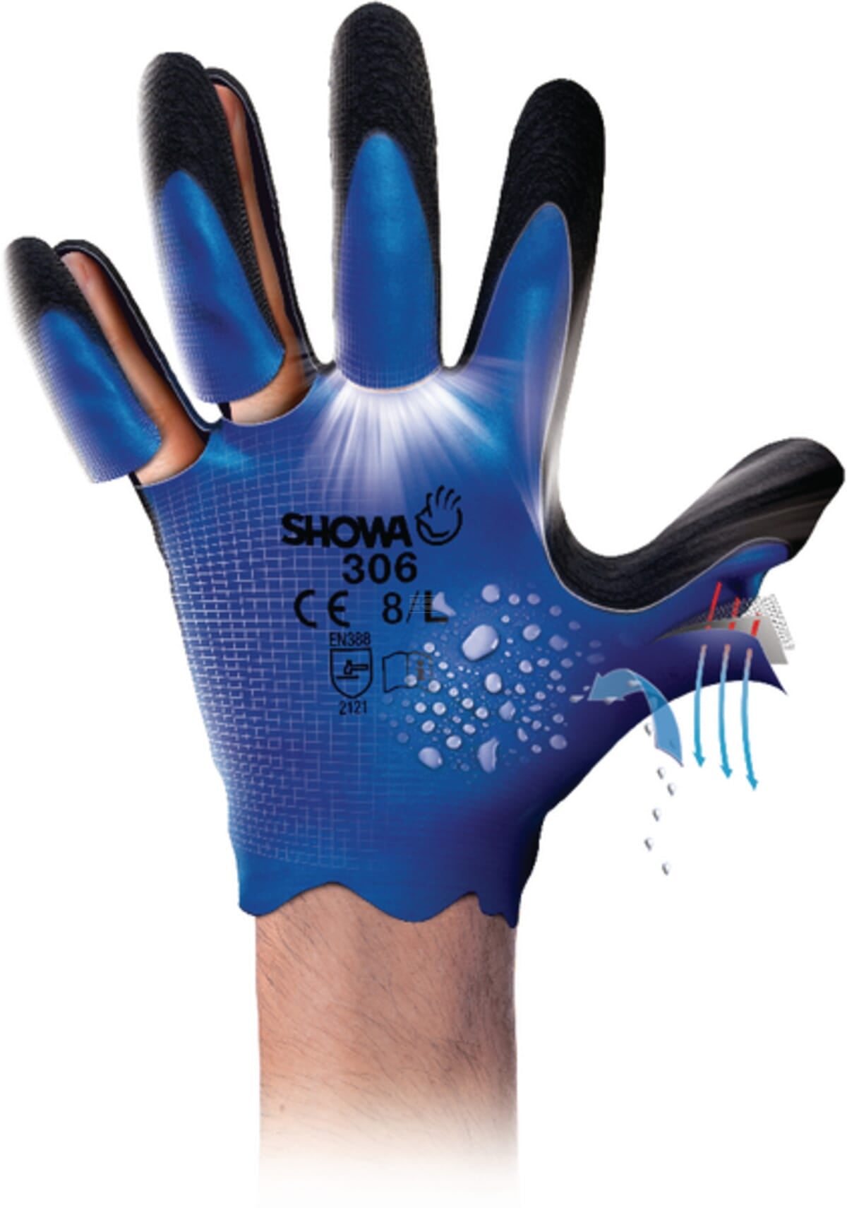 Work gloves Showa 306