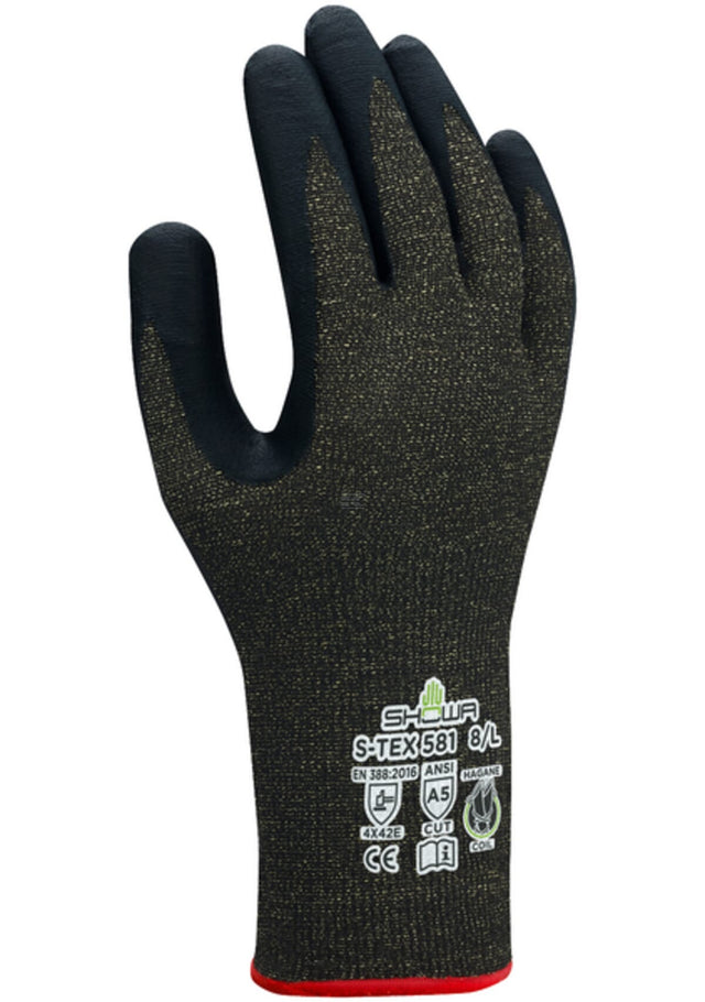 Cut-resistant gloves Showa S-TEX 581