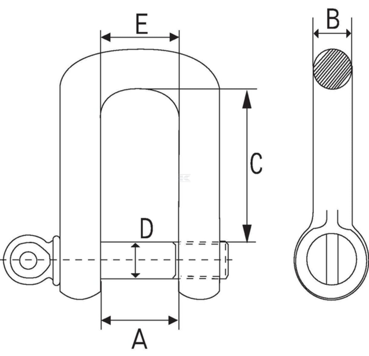 Shackle high-strength