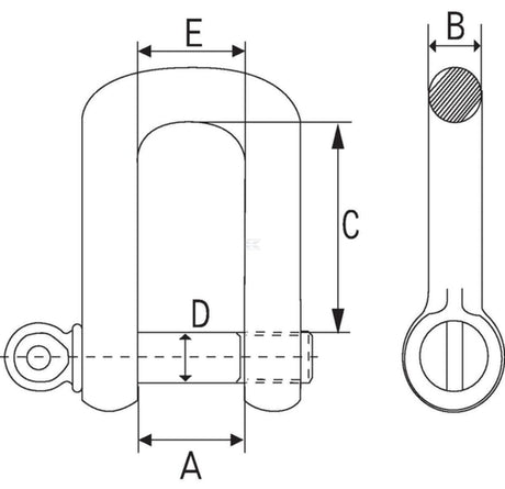 Shackle high-strength