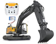 Jamara JA406300 Excavator Volvo EC160E with polyp grab and demolition hammer