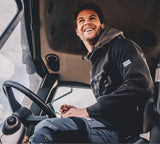 JCB Workwear Horton Hoodie - Durable Construction for Trades and Outdoor Workwear Black