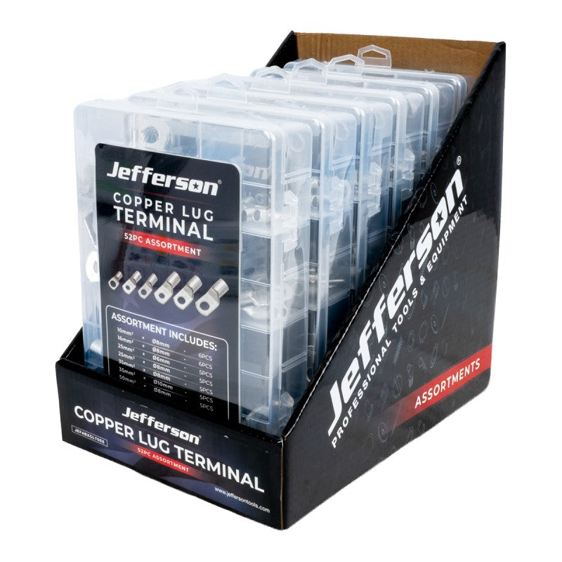Jefferson 52pc Copper Lug Terminal Assortment