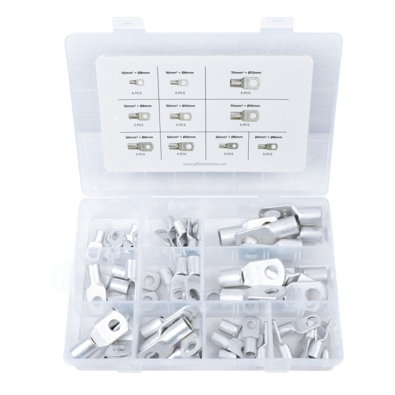 Jefferson 52pc Copper Lug Terminal Assortment