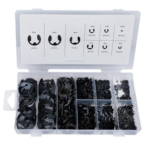 Jefferson 800pc E-Clip Retainer Assortment