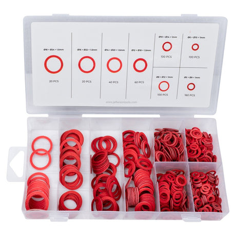 Jefferson 600pc Fibre Washer Assortment