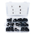 Jefferson 60pc P-Clip Rubber Lined Assortment