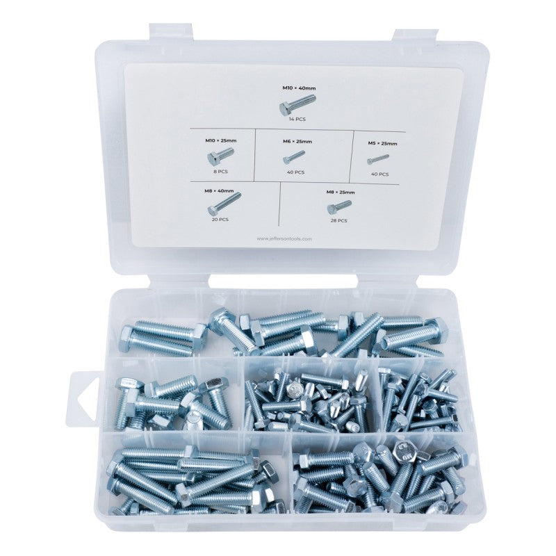Jefferson 150pc High Tensile Set Screw Assortment