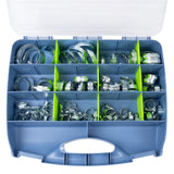 Jefferson 85pc Zinc Plated Hose Clip Assortment