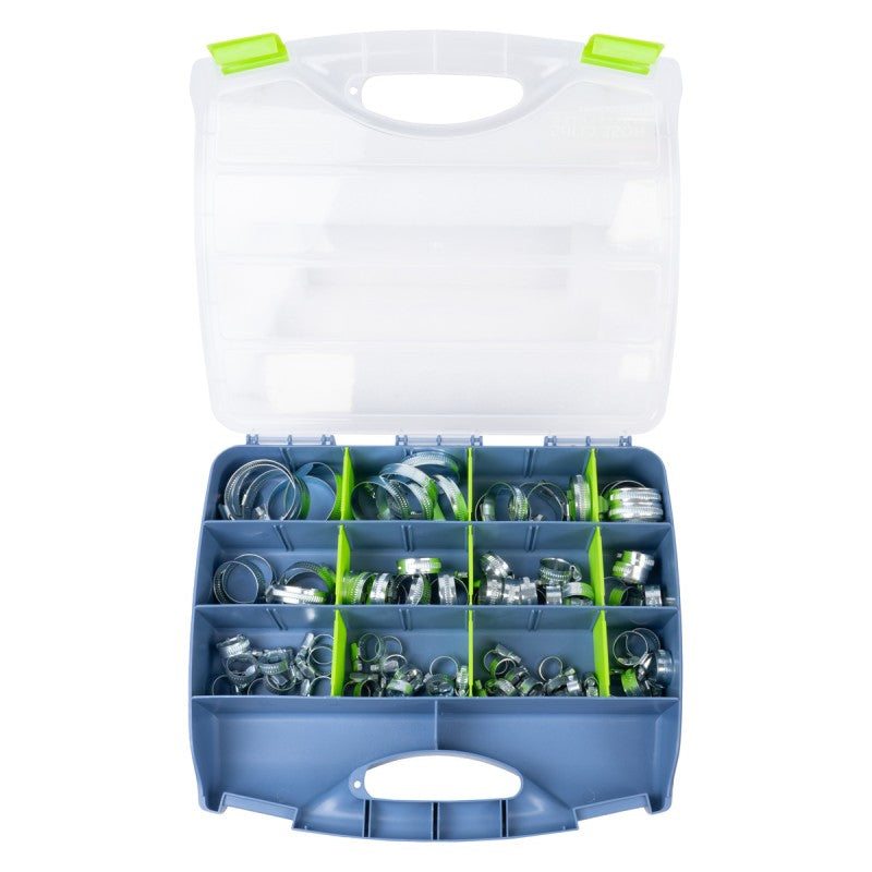 Jefferson 85pc Zinc Plated Hose Clip Assortment