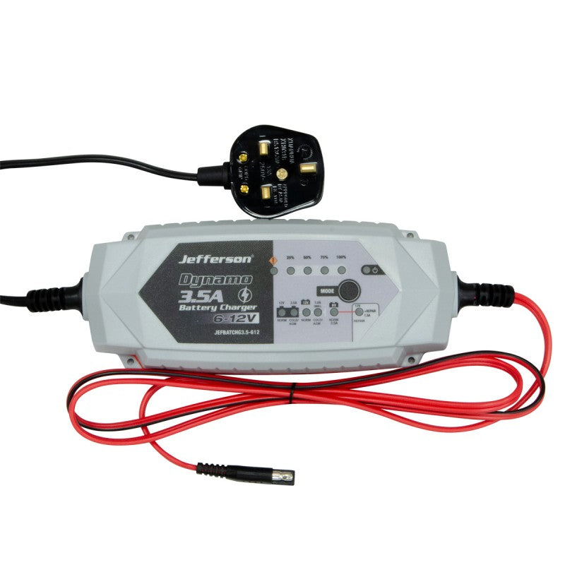 Jefferson 3.5A Battery Charger 6-12V
