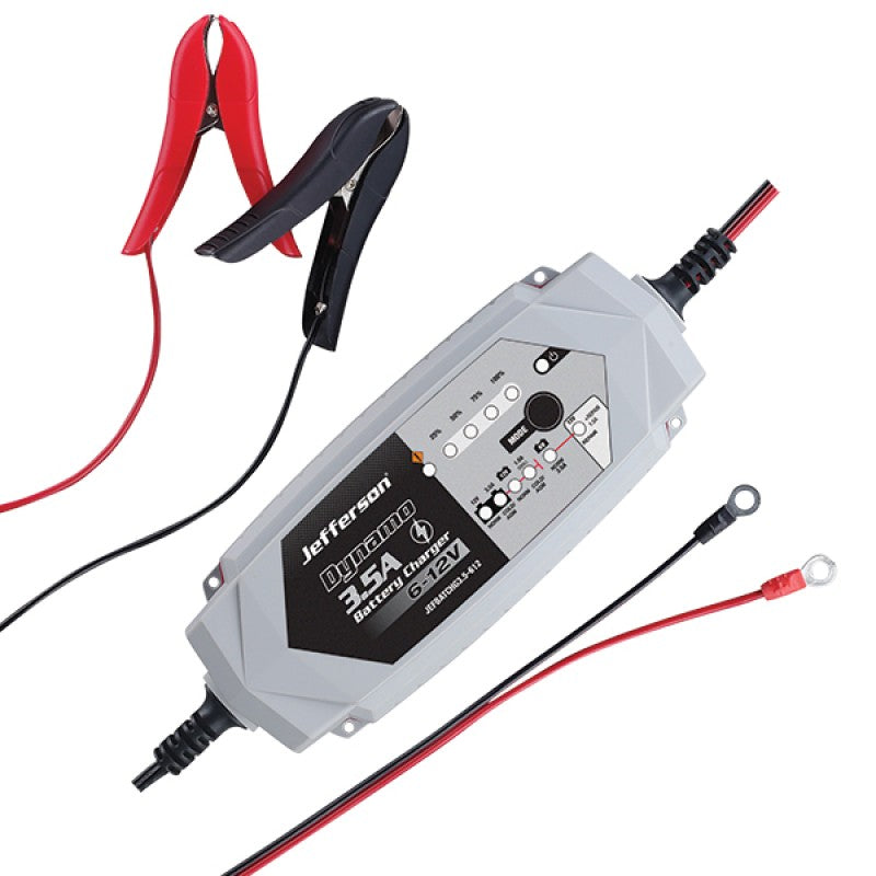 Jefferson 3.5A Battery Charger 6-12V