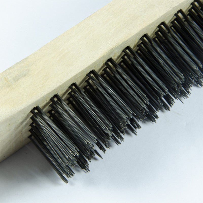 Jefferson Wooden Handle Mild Steel Wire Brush