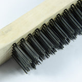 Jefferson Wooden Handle Mild Steel Wire Brush