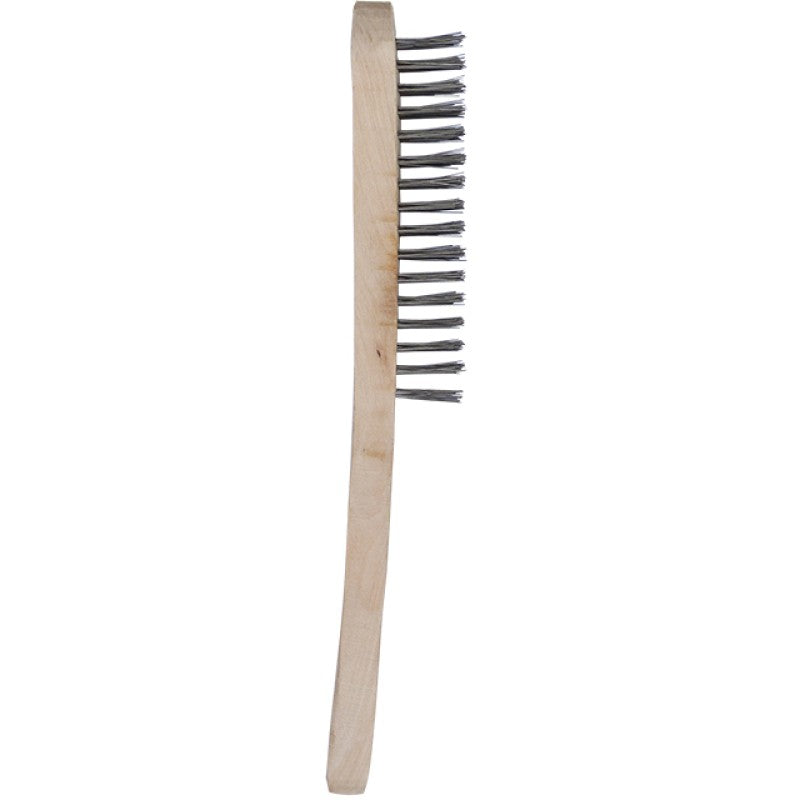 Jefferson Wooden Handle Stainless Steel Wire Brush