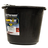 Jefferson 15 Litre Tuff-Bull Bucket (Black)
