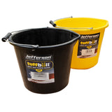 Jefferson 15 Litre Tuff-Bull Bucket (Yellow)