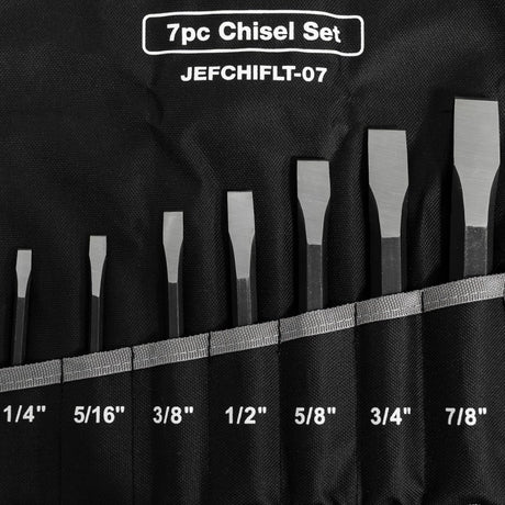 Jefferson 7 Piece Flat Chisel Set