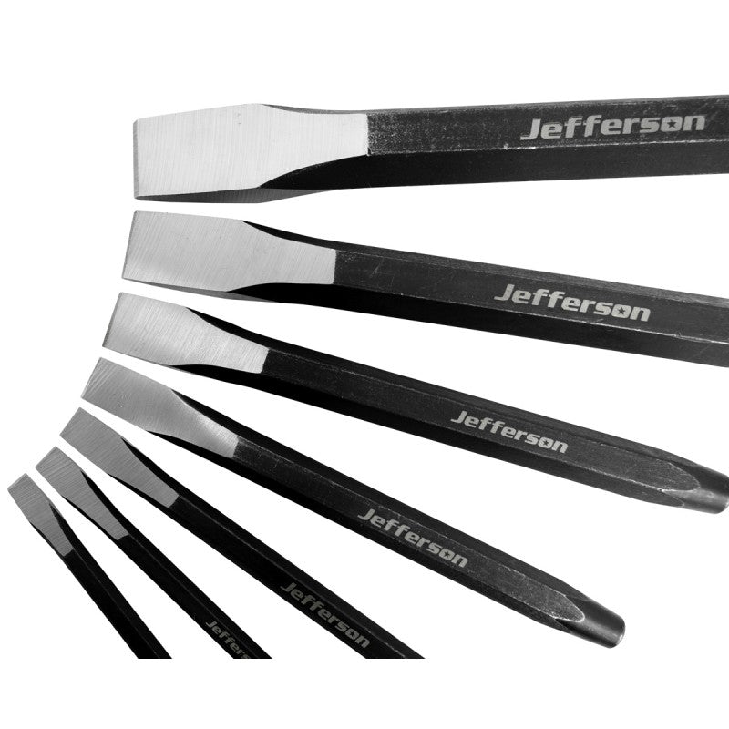 Jefferson 7 Piece Flat Chisel Set