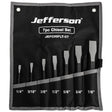 Jefferson 7 Piece Flat Chisel Set