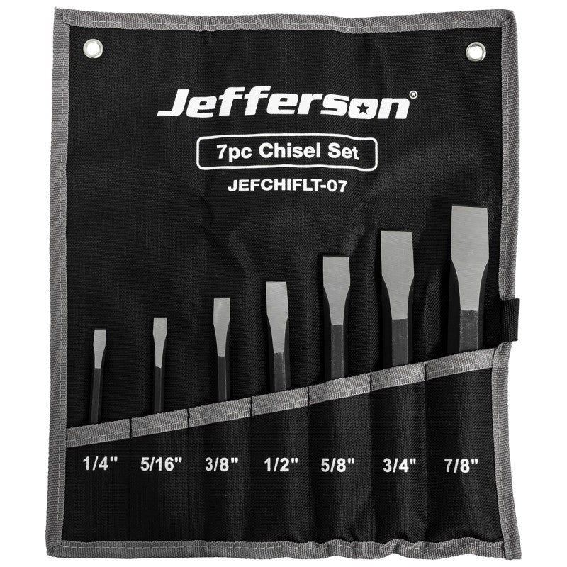 Jefferson 7 Piece Flat Chisel Set