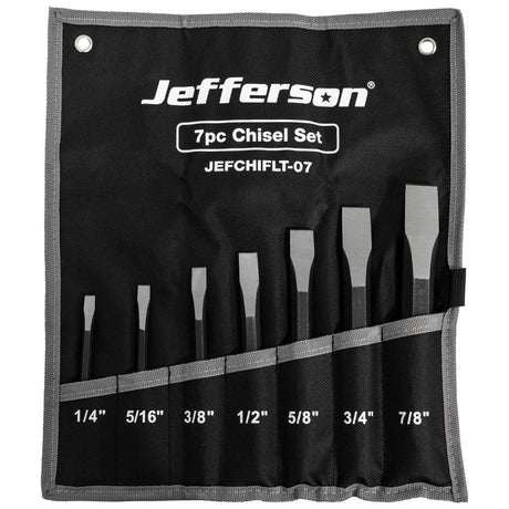 Jefferson 7 Piece Flat Chisel Set