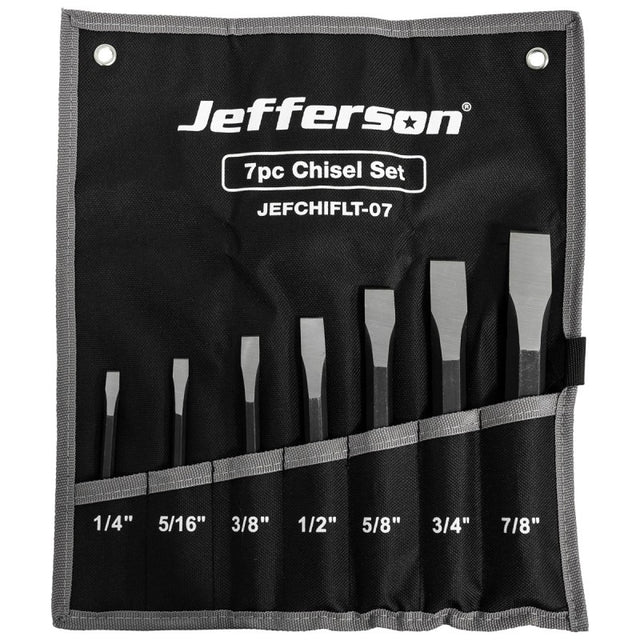Jefferson 7 Piece Flat Chisel Set