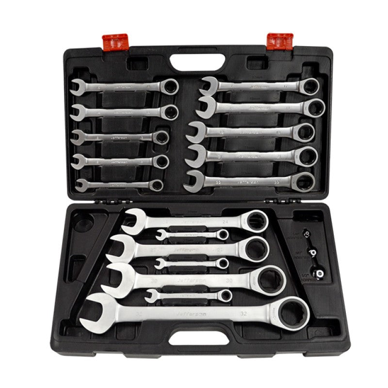 Jefferson 20 Piece Combination Ratchet Spanner Set