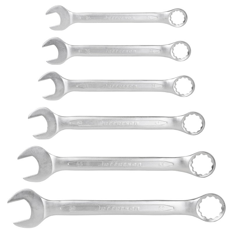 Jefferson 6 Piece Jumbo Spanner Set