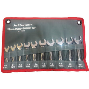 Jefferson 10 Piece Stubby Spanner Set