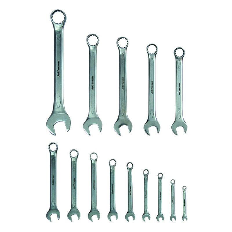 Jefferson 14 Piece Imperial Combination Spanner Set