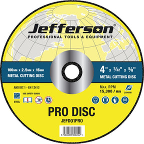Jefferson Metal Cutting Abrasive Disc