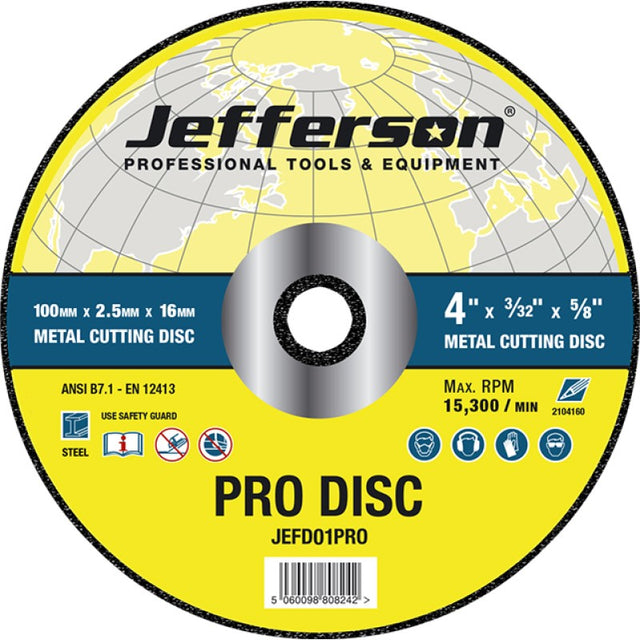 Jefferson Metal Cutting Abrasive Disc